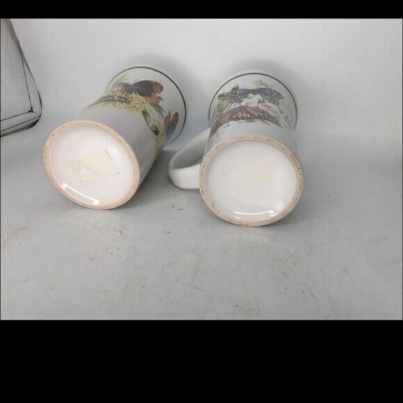 Large/tall coffee mugs with a butterfly‎ design - Picture 2 of 6